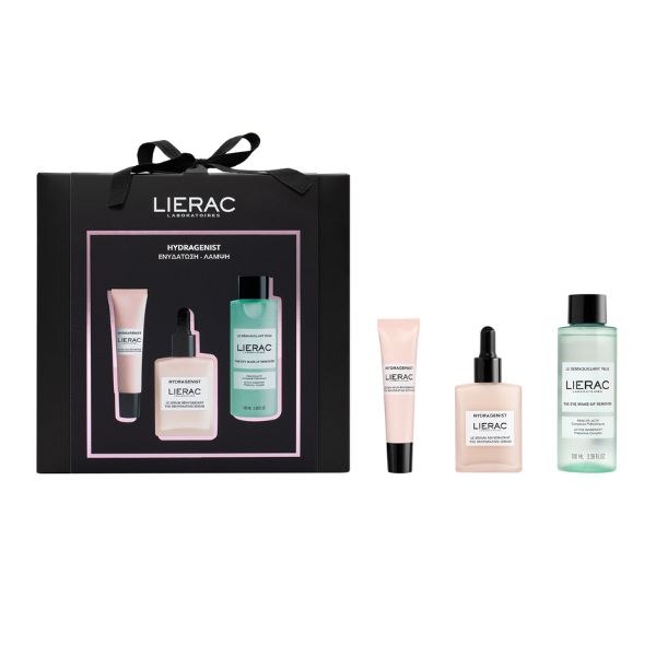 Φωτογραφία προϊόντος: Lierac Hydragenist Promo: The Rehydrating Serum 30 ml + The Rehydrating Eye Care 15 ml + The Eye Make-Up Remover 100 ml