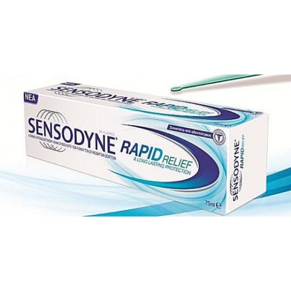 Φωτογραφία προϊόντος: Sensodyne Rapid Relief Οδοντόκρεμα Άμεσης Ανακούφισης για Ευαίσθητα Δόντια 75ml