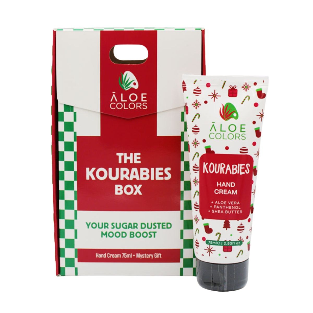 Φωτογραφία προϊόντος: Aloe Colors The Kourabies Box Κρέμα Χεριών 75 ml + Mystery Gift