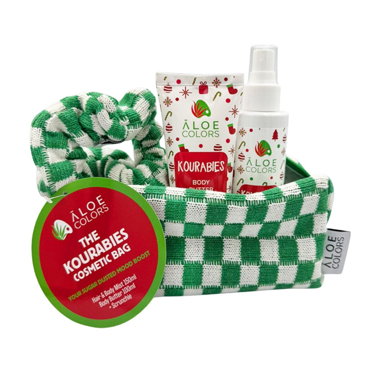 Φωτογραφία προϊόντος: Aloe Colors The Kourabies Bag Hair + Body Mist 150ml + Body Butter 100ml + Scrunchie