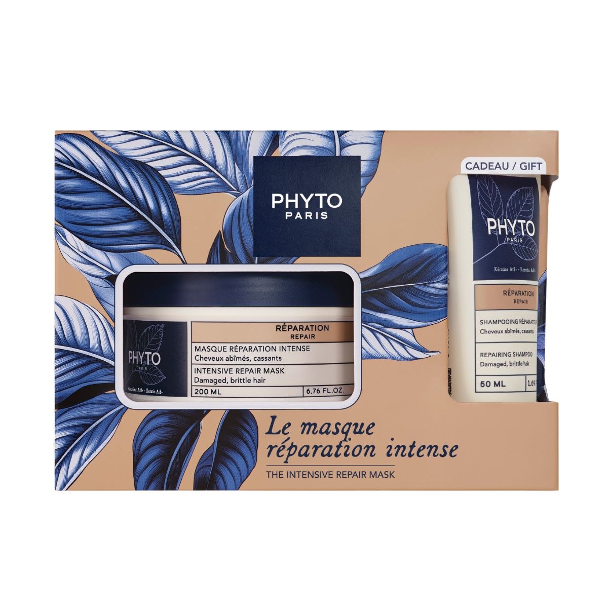 Φωτογραφία προϊόντος: Phyto Reparation Intensive Repair Mask 200 ml + Δώρο Repairing Shampoo 50 ml