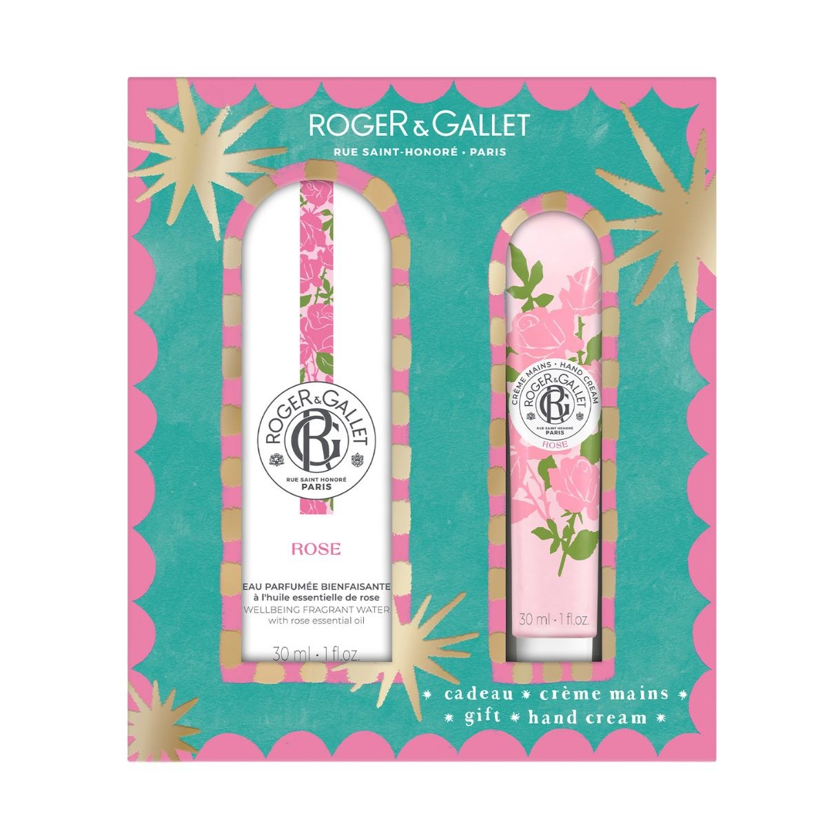 Φωτογραφία προϊόντος: Roger + Gallet Rose Wellbeing Fragrant Water 30 ml + Δώρο Hand Cream 30 ml