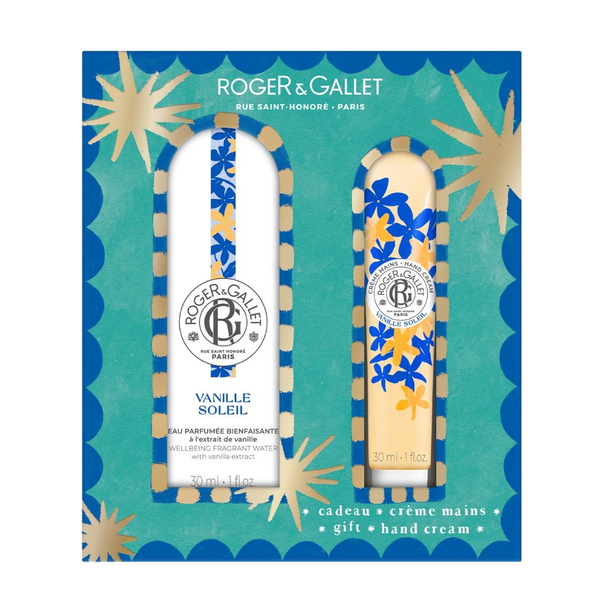 Φωτογραφία προϊόντος: Roger + Gallet Vanille Soleil Wellbeing Fragrant Water 30 ml + Δώρο Hand Cream 30 ml