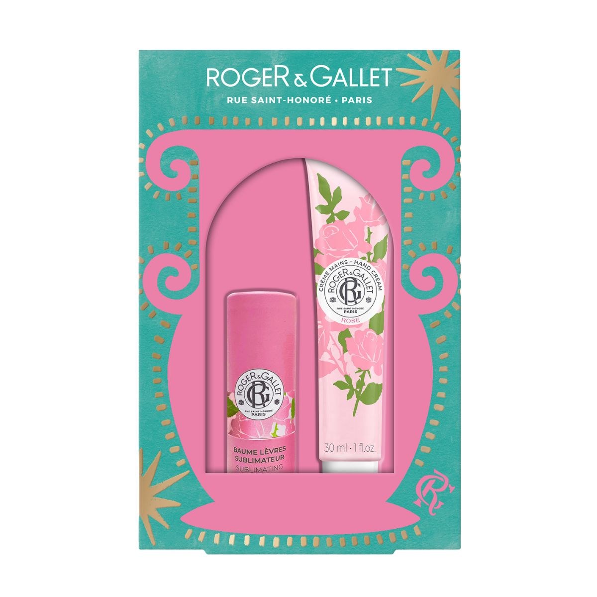 Φωτογραφία προϊόντος: Roger & Gallet Rose Sublimating Lip Balm 3,5 g + Hand Cream 30 ml