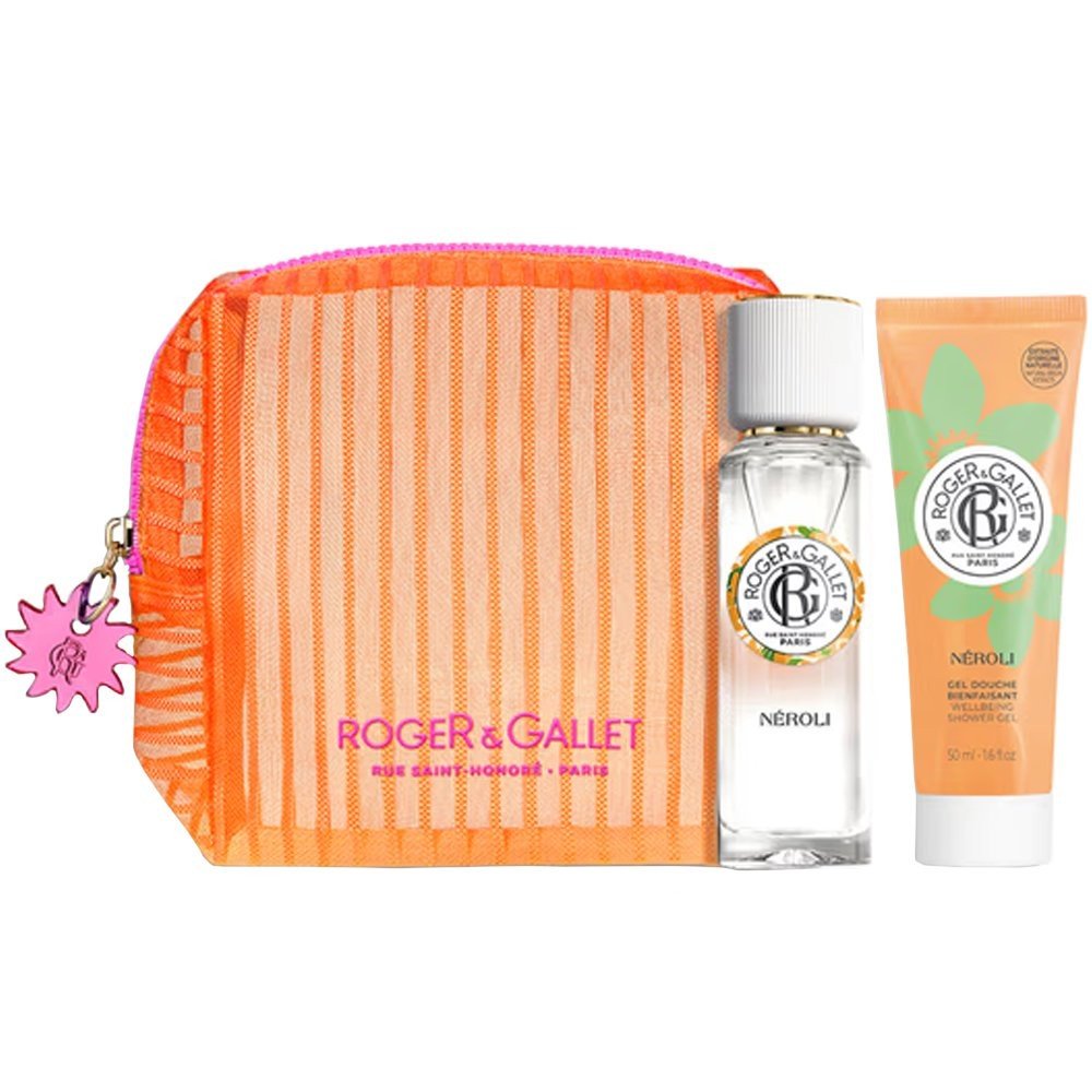 Φωτογραφία προϊόντος: ROGER & GALLET ROGER &GALLET Promo Neroli Fragrant Wellbeing Water Perfume 30ml & Shower Gel 50ml & Δώρο Νεσεσέρ 1 Τεμάχιο