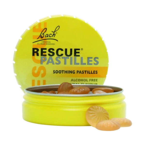 Φωτογραφία προϊόντος: POWER HEALTH Bach Rescue Pastilles Orange &amp; Elderflower Flavour 50GR