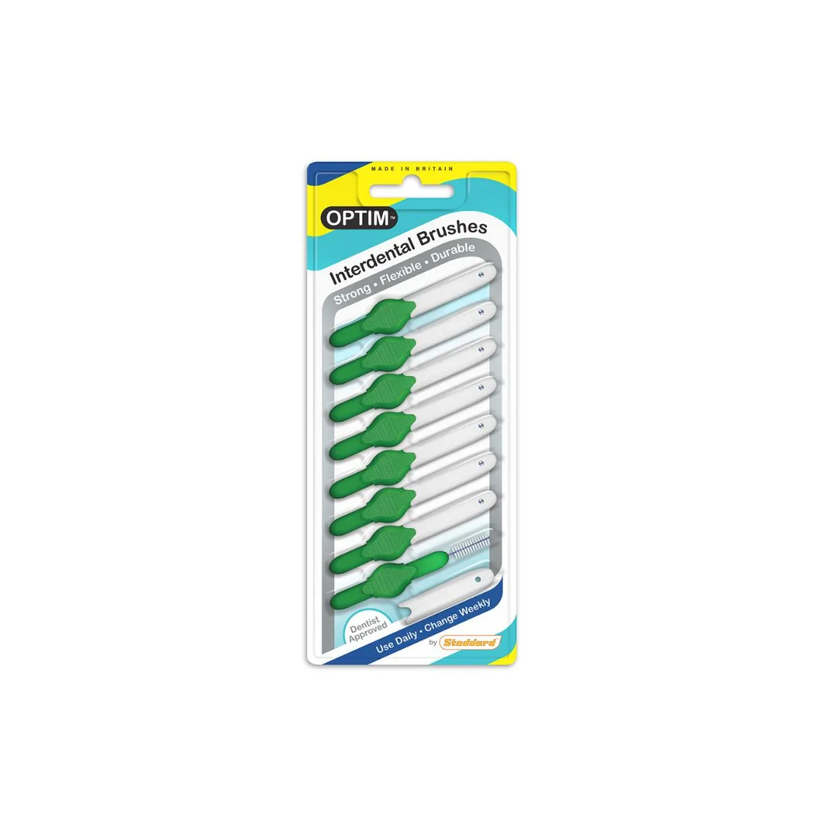 Φωτογραφία προϊόντος: STODDARD Interdental Brushes 0.8mm Medium Μεσοδόντια Βουρτσάκια Πράσινα 8τμχ