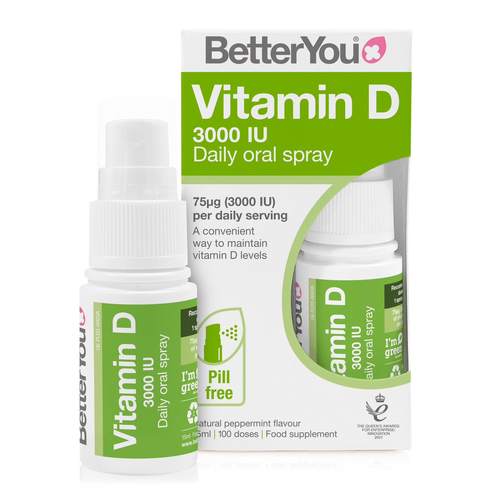 Φωτογραφία προϊόντος: OEM Better You D 3000iu Daily Oral Spray 15 ml