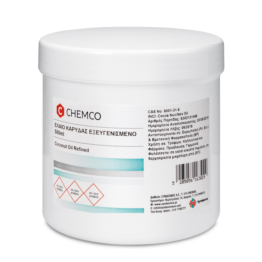 Φωτογραφία προϊόντος: CHEMCO Έλαιο Καρύδας (500ml)