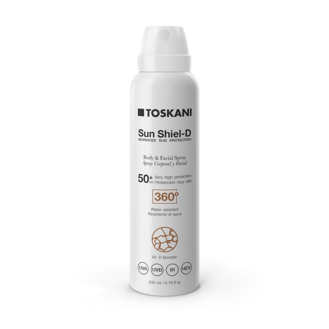 Φωτογραφία προϊόντος: TOSKANI Sun Shiel-D Body And Facial Spray SPF50+ 200ml