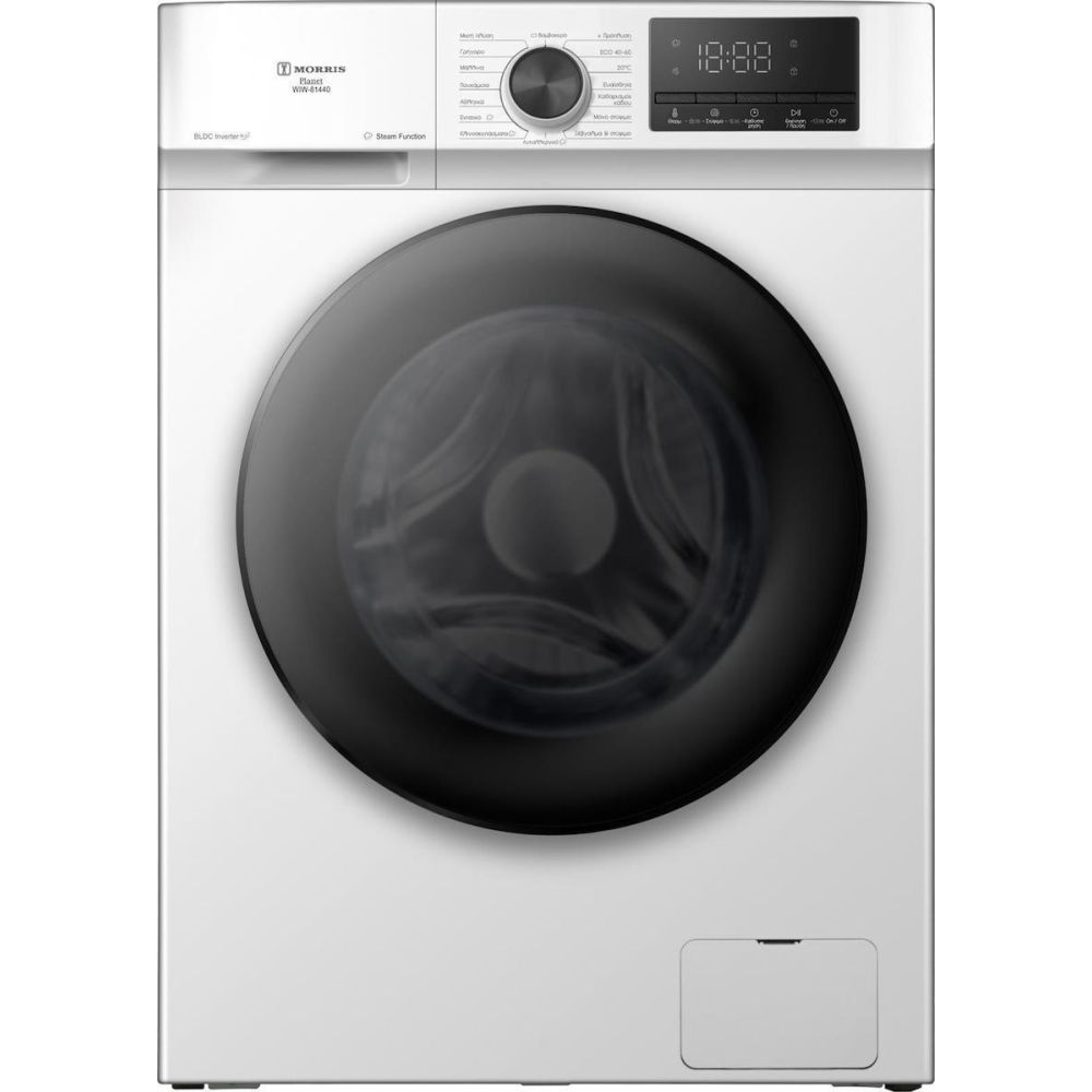 Φωτογραφία προϊόντος: Morris WIW-81440 Πλυντήριο Ρούχων 8kg με Ατμό 1400 Στροφών