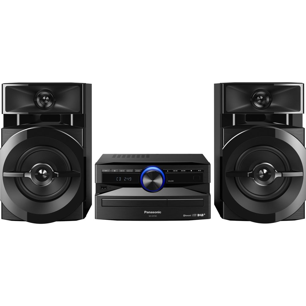 Φωτογραφία προϊόντος: Panasonic SC-UX100 Ηχοσύστημα 2.0 300W με CD / Digital Media Player και Bluetooth Μαύρο