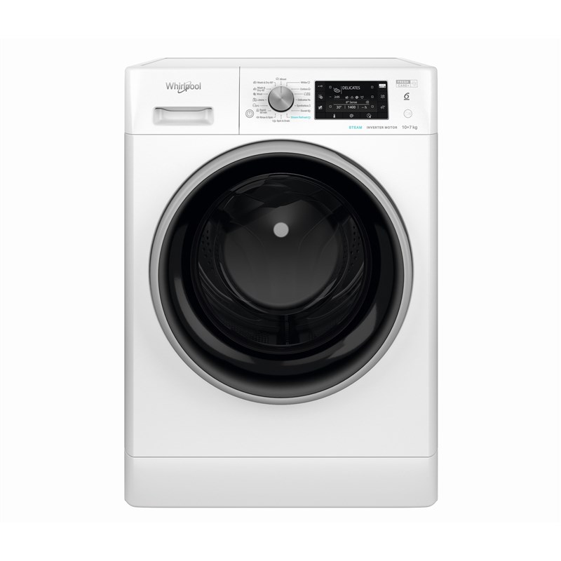 Φωτογραφία προϊόντος: Whirlpool FFWDD 107426 BSV EE Πλυντήριο-Στεγνωτήριο Ρούχων 10kg/7kg με Ατμό, 1400 στροφές