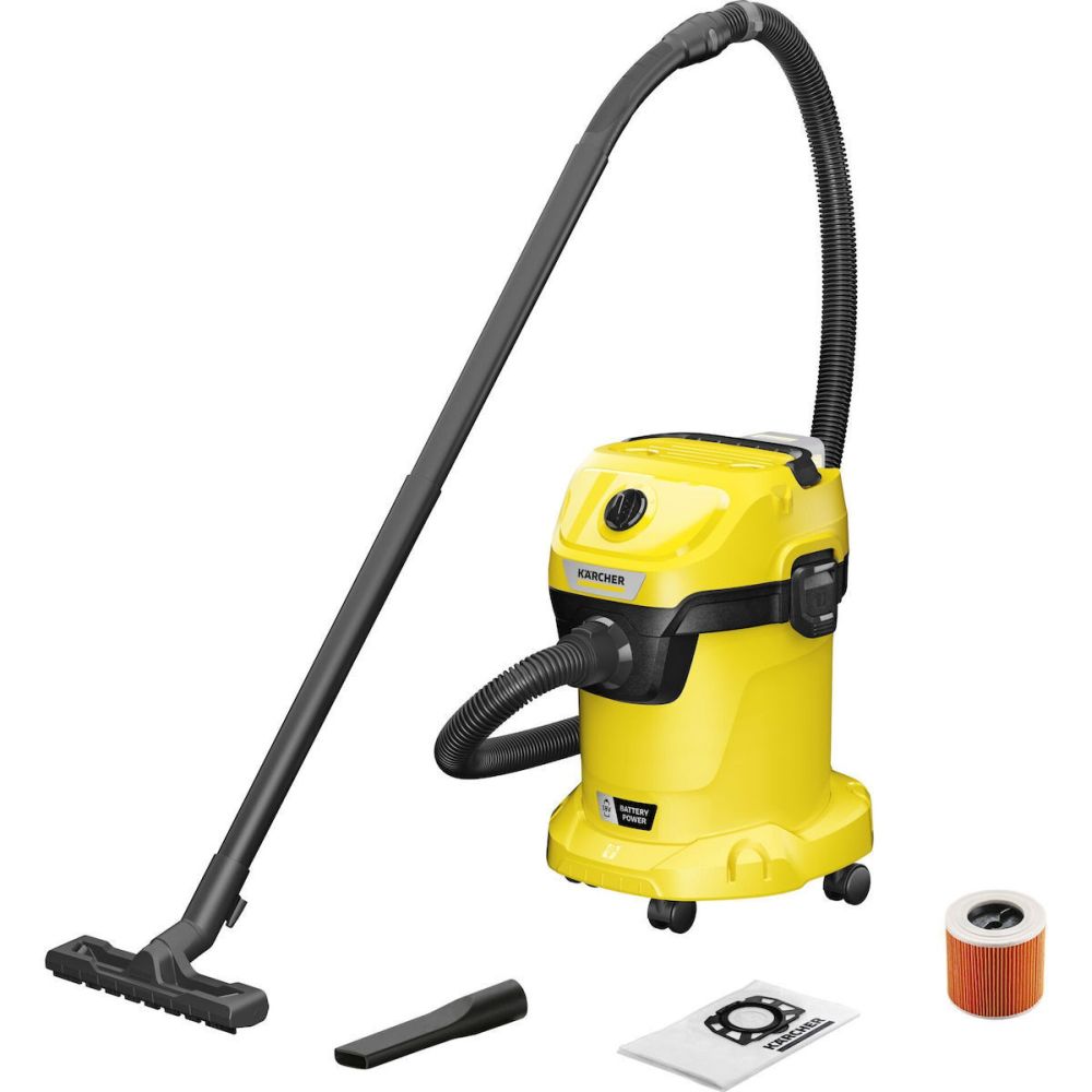 Φωτογραφία προϊόντος: Karcher WD 3-18 Σκούπα Υγρών / Στερεών 225W με Κάδο 17lt 1.628-550.0