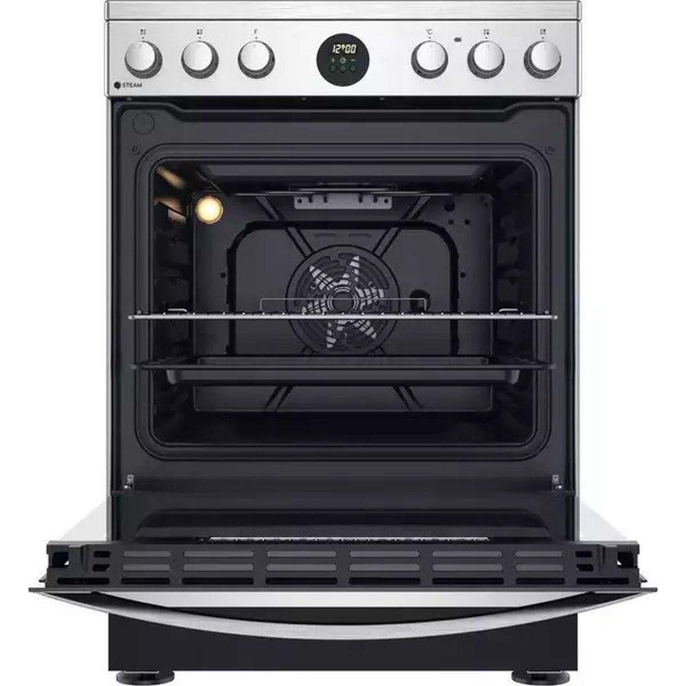 Φωτογραφία προϊόντος: Indesit IS67V8CHX/E Κουζίνα 69lt με Κεραμικές Εστίες Π60εκ. Inox