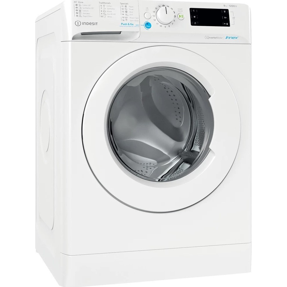 Φωτογραφία προϊόντος: Indesit BWE 81285X W EE N Πλυντήριο Ρούχων 8kg, 1200 Στροφών