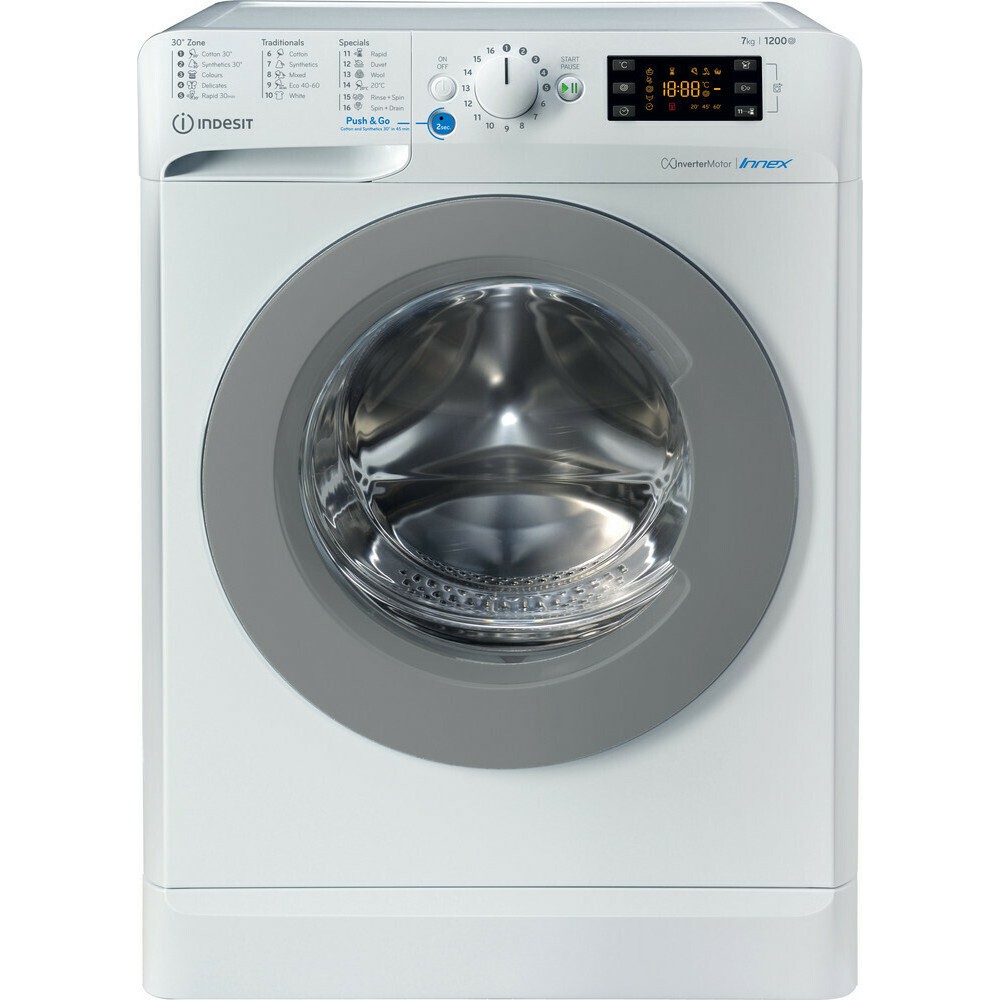 Φωτογραφία προϊόντος: Indesit BWE 71283X WS EE N Πλυντήριο Ρούχων 7kg, 1200 στροφές