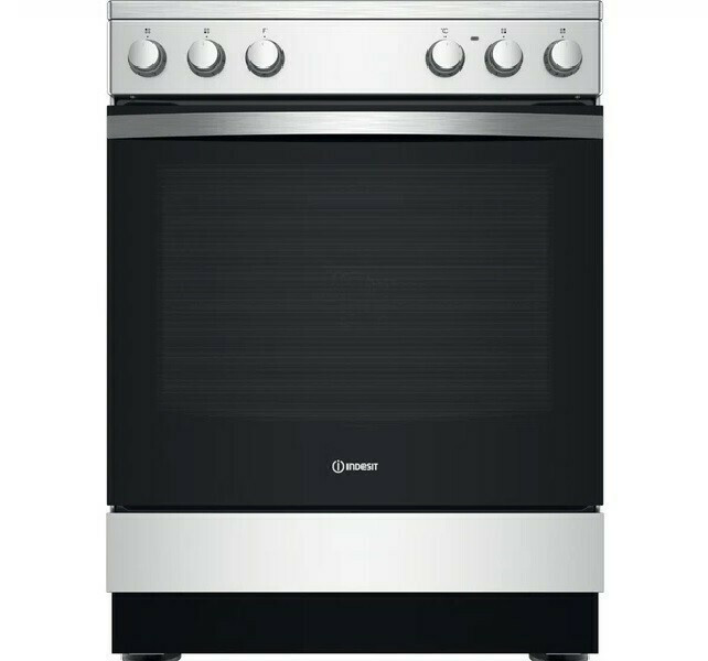 Φωτογραφία προϊόντος: Indesit IS67V5KCX/E Κουζίνα 69lt Inox με Κεραμικές Εστίες Π60εκ