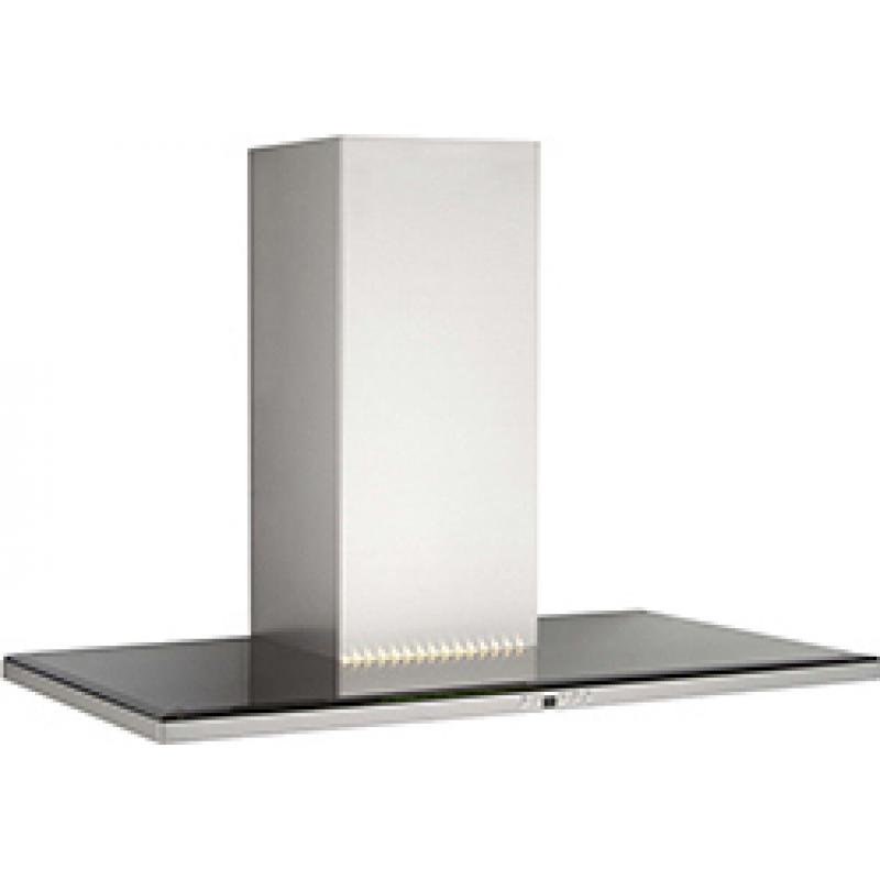 Φωτογραφία προϊόντος: Davoline Slim Plus IX-BL 90cm Inox με Μαύρο Γυαλί