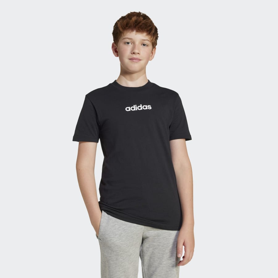 Φωτογραφία προϊόντος: JC9748 - ADIDAS J LIN TEE 160 BLACK / WHITE Color