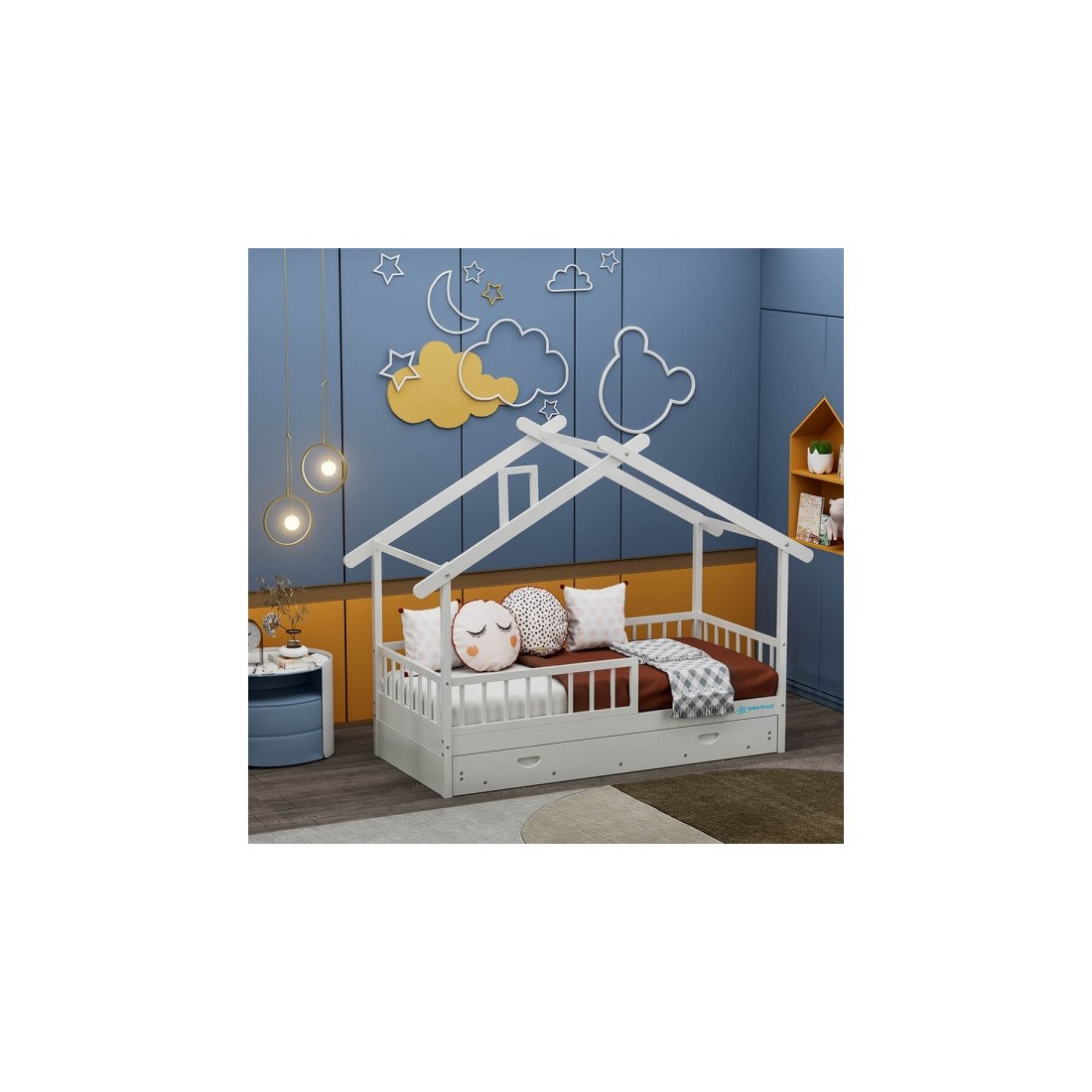 Φωτογραφία προϊόντος: Παιδικό Κρεβάτι Bebe Stars Moonlight Montessori 436-02