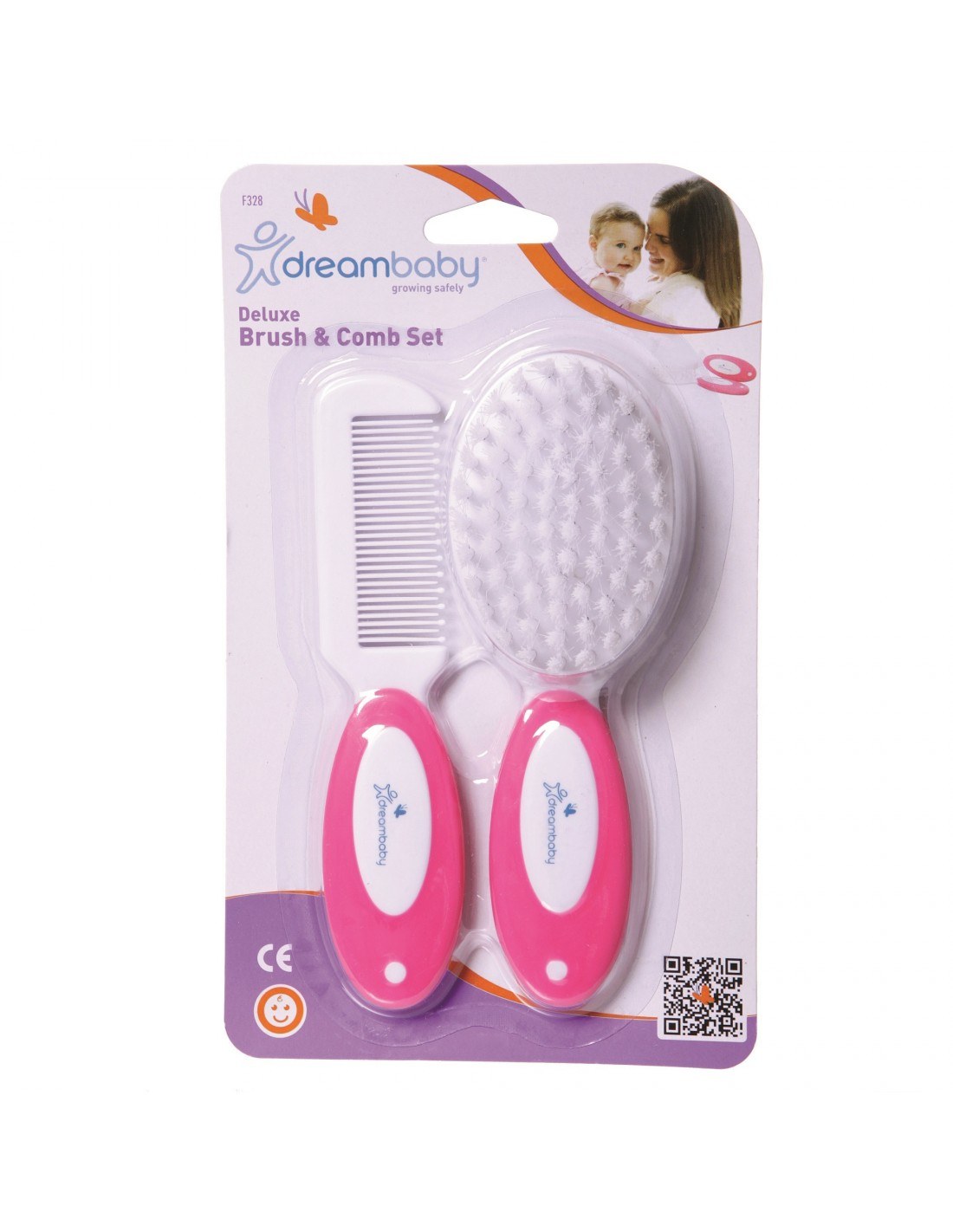 Φωτογραφία προϊόντος: Σετ Βούρτσα & Χτένα DreamBaby Pink BR75172