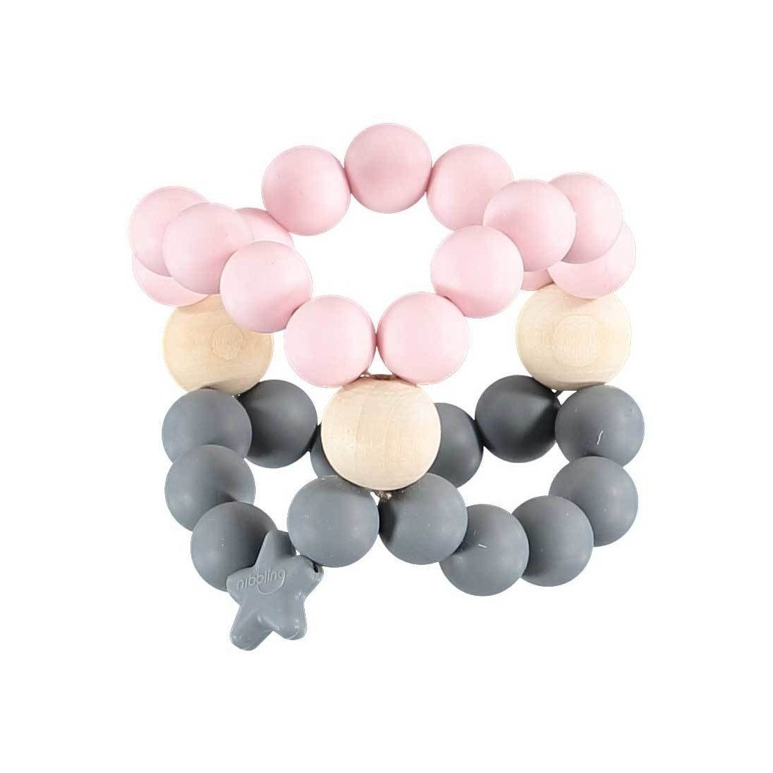 Φωτογραφία προϊόντος: Μασητικό Nibbling Pink-Grey BR75185