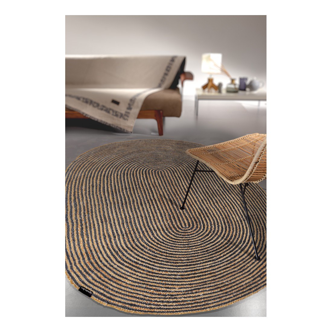 Φωτογραφία προϊόντος: Χαλί Guy Laroche Hartum Anthracite Oval 130x200