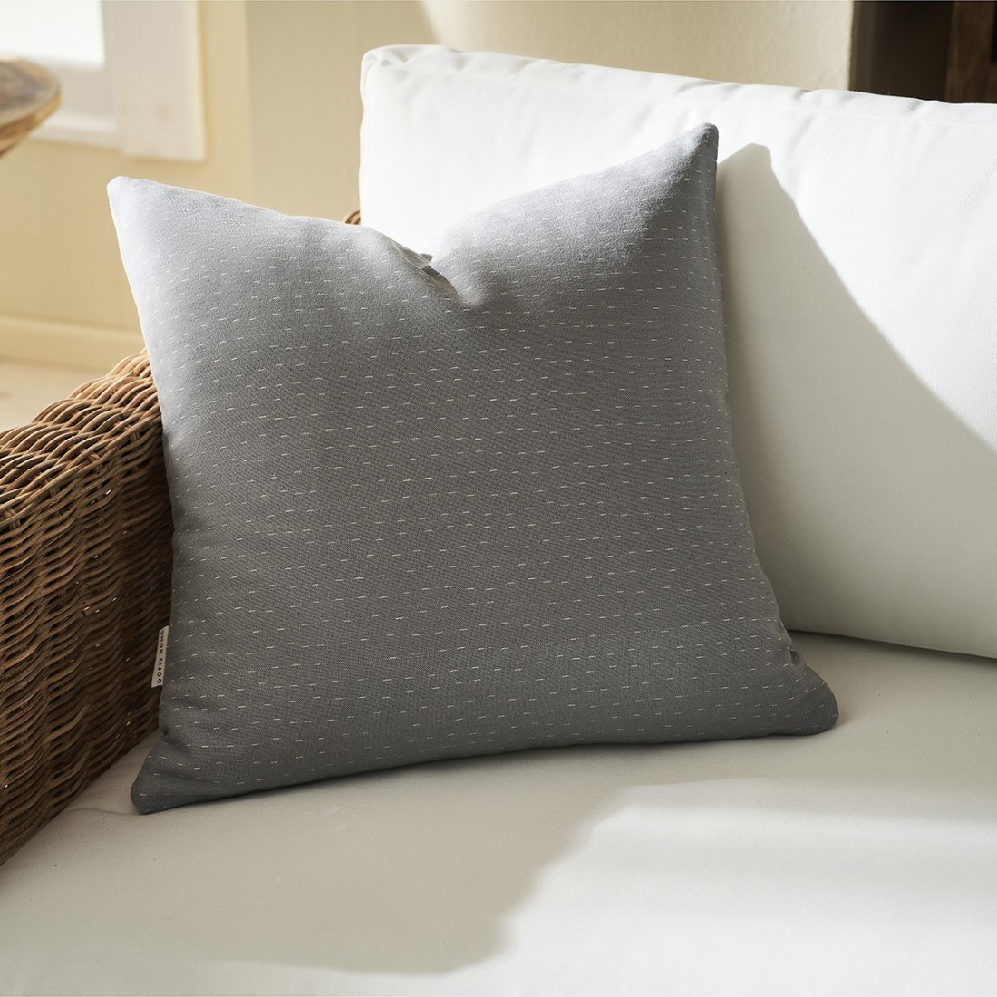 Φωτογραφία προϊόντος: Μαξιλαροθήκη Gofis Home Rukia Sky Grey /Water Grey 269 50x50