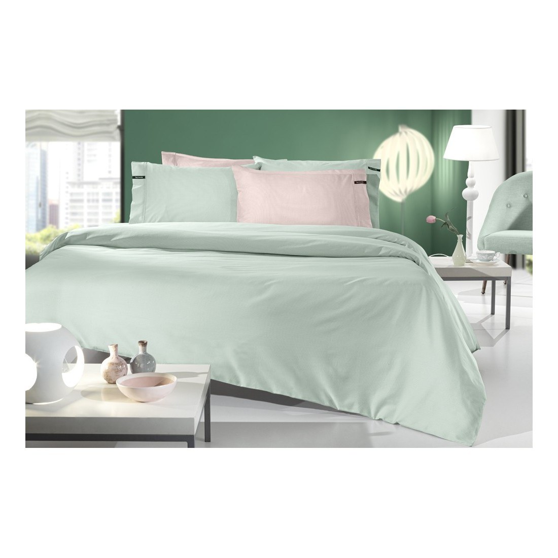 Φωτογραφία προϊόντος: Σεντόνι King Size Guy Laroche Minimal Mint 270x280