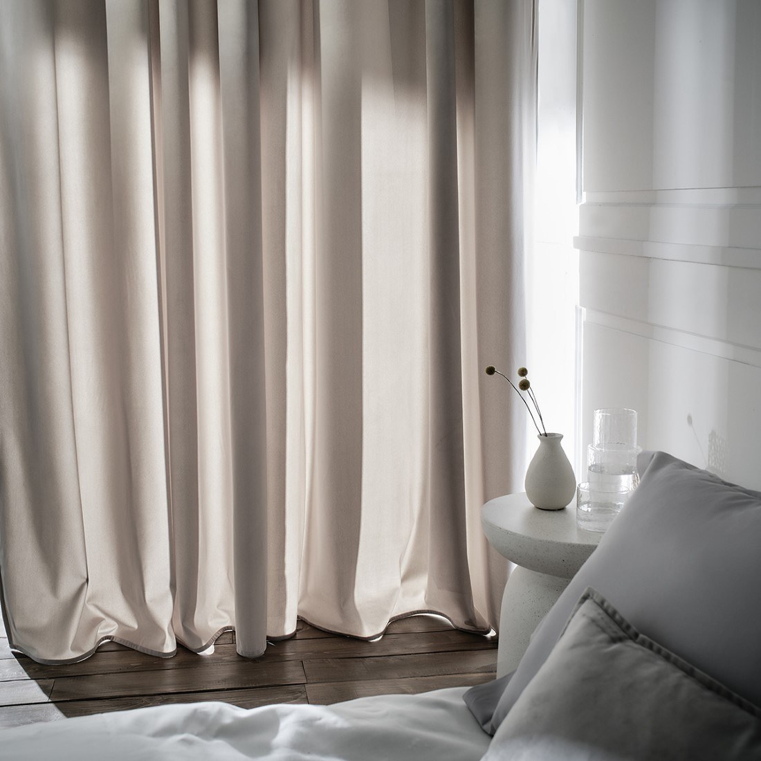 Φωτογραφία προϊόντος: Κουρτίνα με Τρουκς Gofis Home Winter Water Grey 711/34 140x280