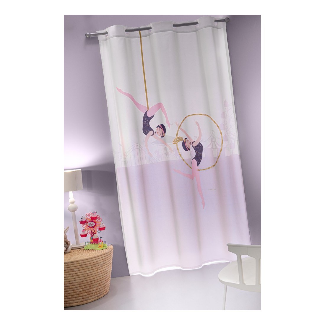 Φωτογραφία προϊόντος: Παιδική Κουρτίνα Saint Clair Soft-Touch Enjoy Pinky 160x240