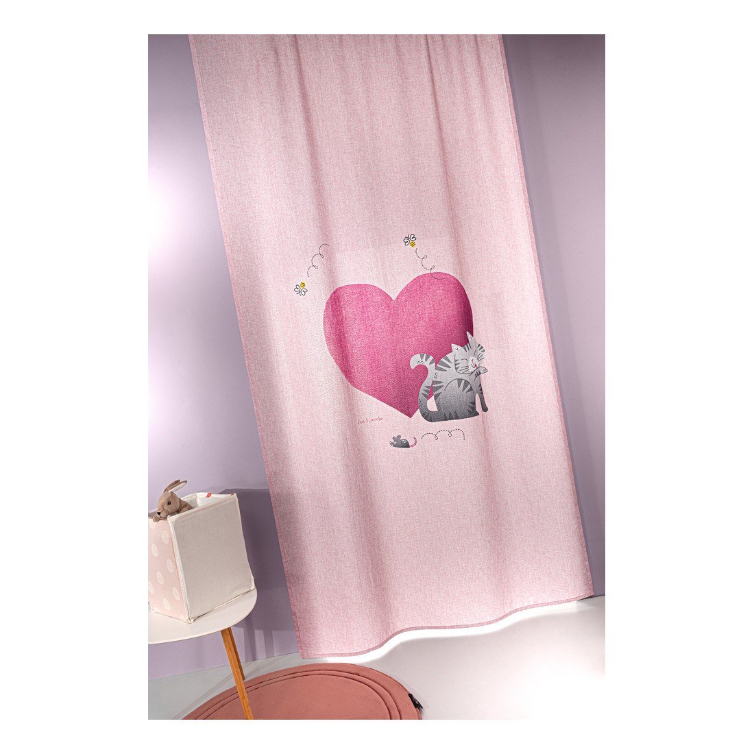Φωτογραφία προϊόντος: Κουρτίνα Guy Laroche Paw Pinky 145x270