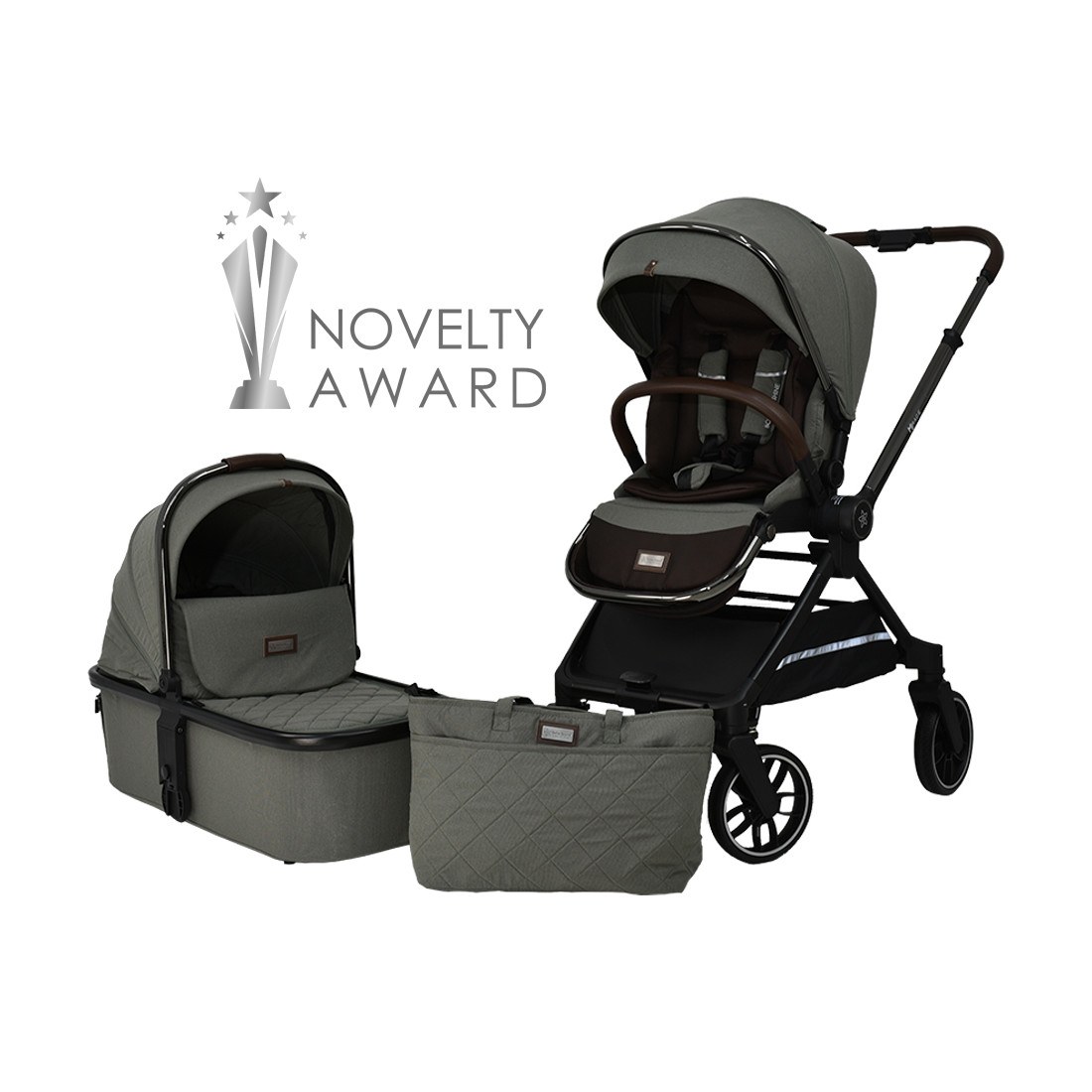 Φωτογραφία προϊόντος: Πολυκαρότσι Bebe Stars Mirage 2σε1 Olive 331-189
