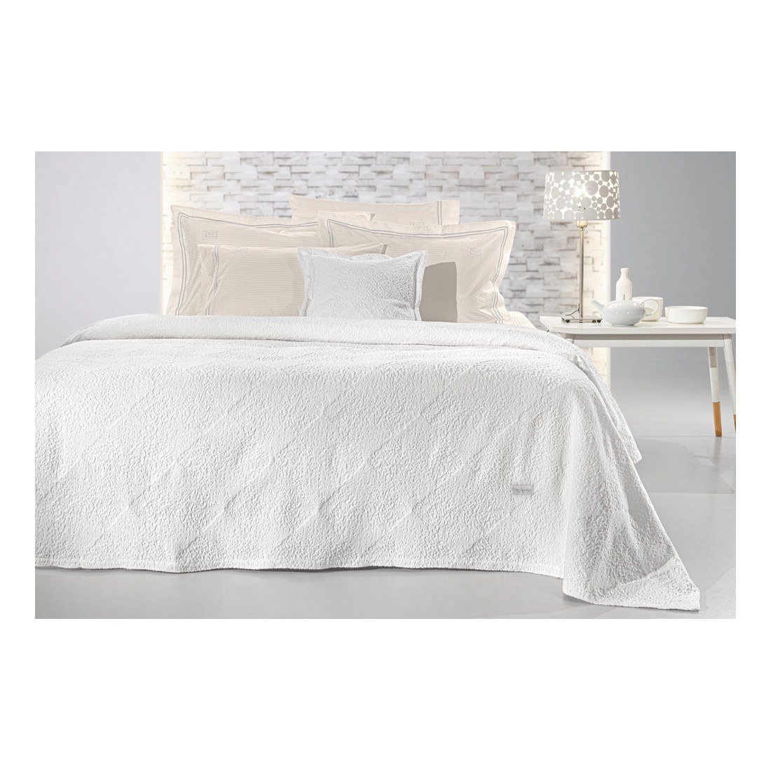 Φωτογραφία προϊόντος: Κουβέρτα Guy Laroche Portobello White 260x250