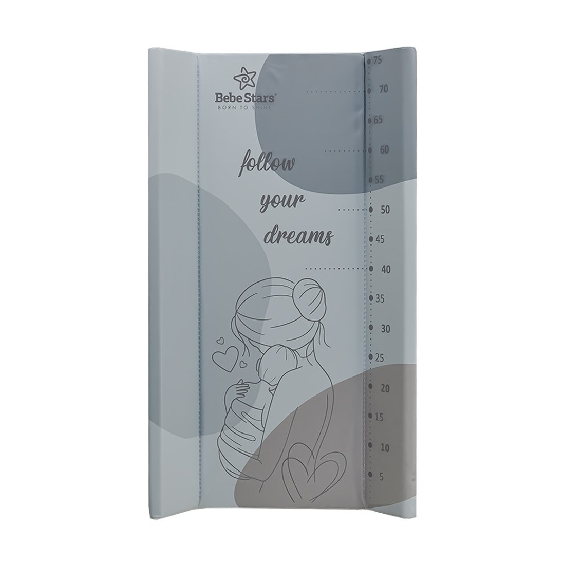 Φωτογραφία προϊόντος: Αλλαξιέρα PVC Μαλακή Bebe Stars Stone Olive 19-189