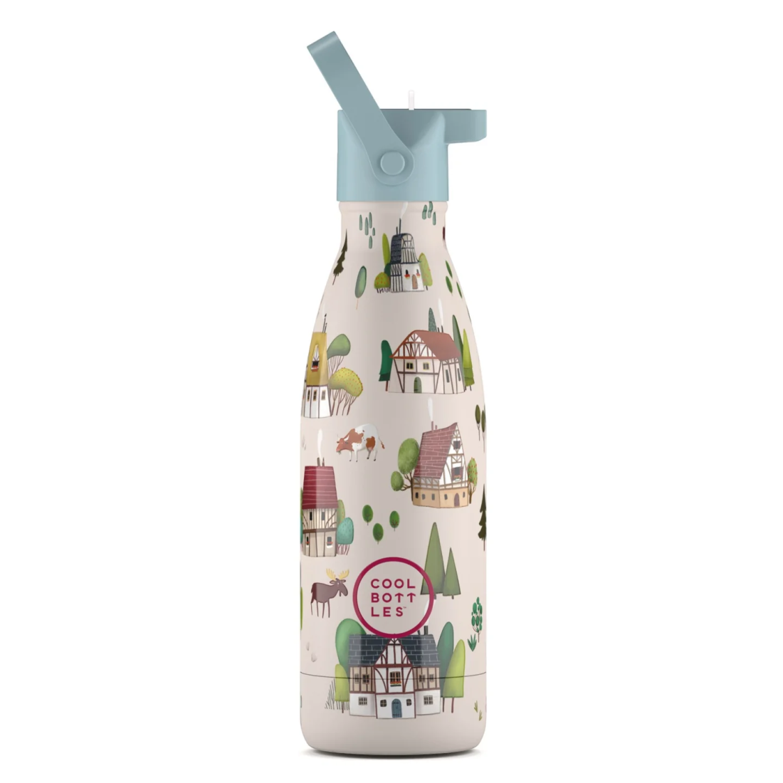 Φωτογραφία προϊόντος: Ανοξείδωτο μπουκάλι Cool Bottles Χωριό Tudor 350ml CB303511