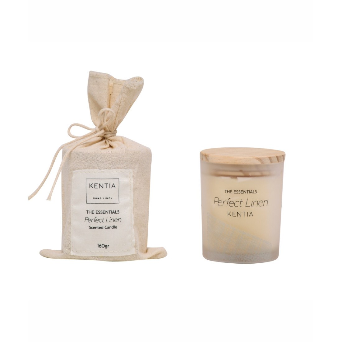 Φωτογραφία προϊόντος: Kentia Sense 25 Perfect Linen Αρωματικο Κερι Mimosa Cardamom