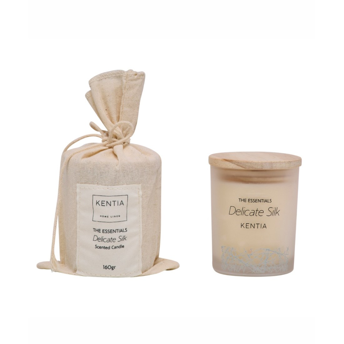 Φωτογραφία προϊόντος: Kentia Sense 25 Delicate Silk Αρωματικό Κερί Merry Wishes