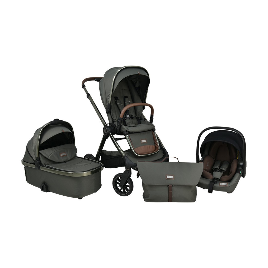 Φωτογραφία προϊόντος: Bebe Stars ΠΟΛΥΚΑΡΟΤΣΙ ONYX 3 IN 1 DUSTY OLIVE 340-189