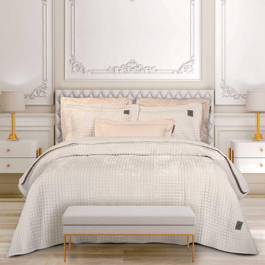 Φωτογραφία προϊόντος: Κουβερλί King Size Greenwich Polo Club 4429 Ivory 240x250