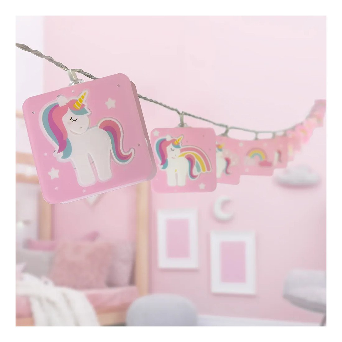 Φωτογραφία προϊόντος: Ango Unicorns γιρλάντα παιδικό φωτιστικό (41595)