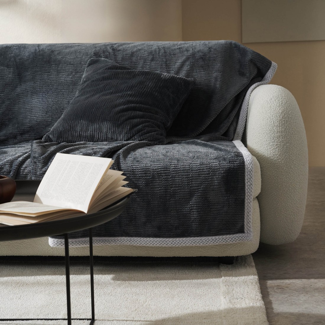 Φωτογραφία προϊόντος: Ριχτάρι Διθέσιου Gofis Home Polar Pearl Grey 20-07-109-2/15 180x250