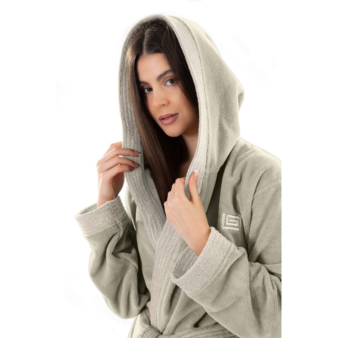 Φωτογραφία προϊόντος: Μπουρνούζι Guy Laroche Monogram Khaki XX-Large (S009801)