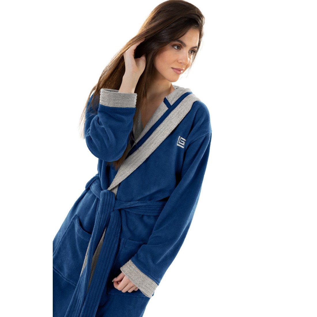 Φωτογραφία προϊόντος: Μπουρνούζι Guy Laroche Monogram Marine SMALL
