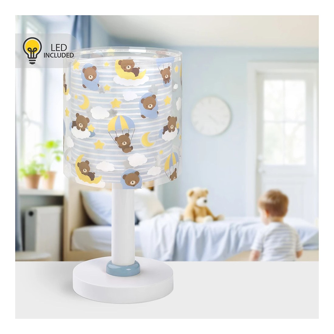 Φωτογραφία προϊόντος: Ango Baby Teddy Blue επιτραπέζιο φωτιστικό (41571T)