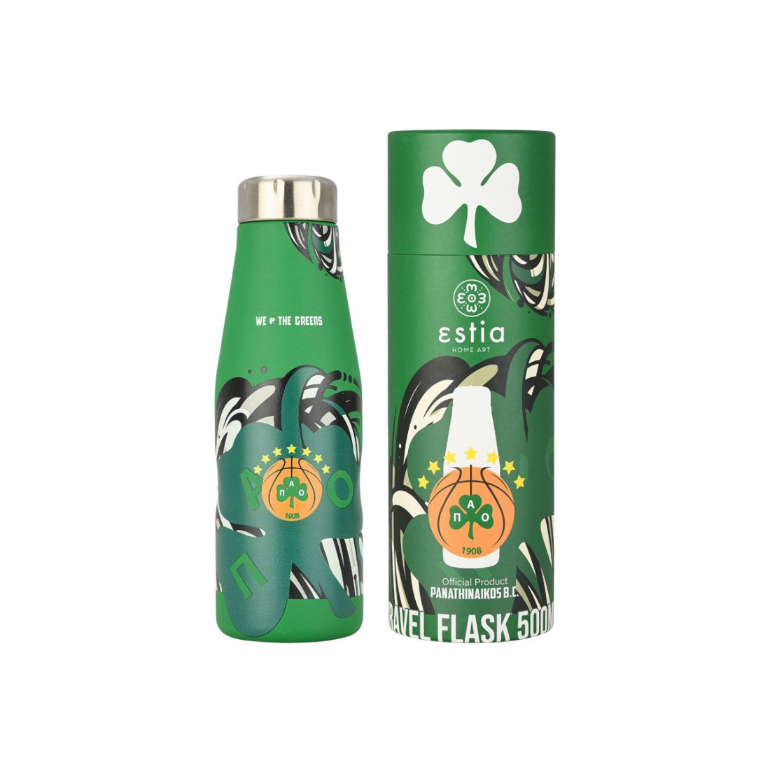 Φωτογραφία προϊόντος: Estia Θερμός Travel Flask Panathinaikos Bc Edition We The Greens 500Ml