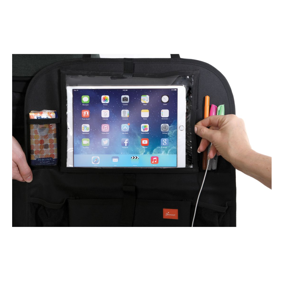 Φωτογραφία προϊόντος: Organiser DreamBaby Αυτ/του & Στήριγμα Tablet Black BR75166