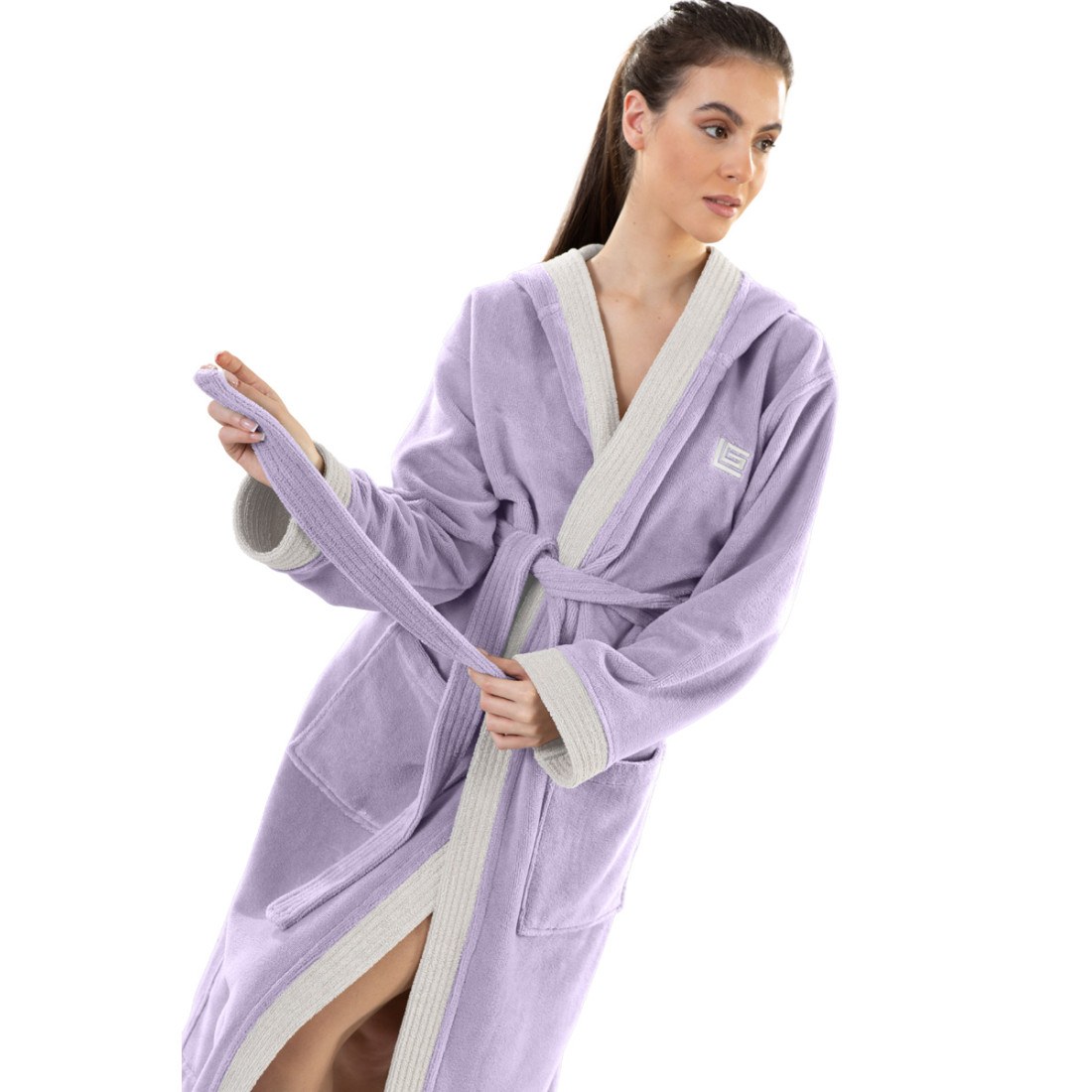 Φωτογραφία προϊόντος: Μπουρνούζι Guy Laroche Monogram Lavender X.Large (S009797)