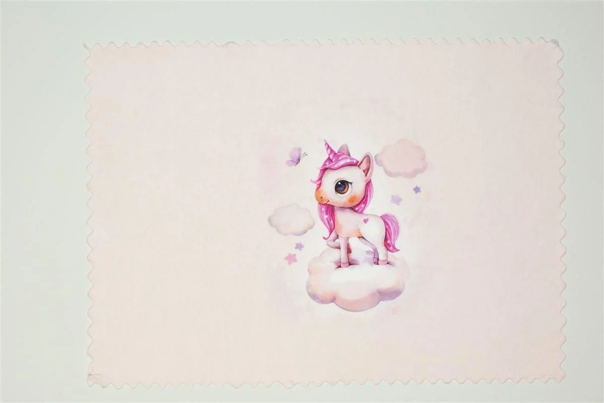 Φωτογραφία προϊόντος: Dimcol Σουπλά Φαγητού bebe Unicorn 74 35 X 50 Ροζ Υφασμάτινο